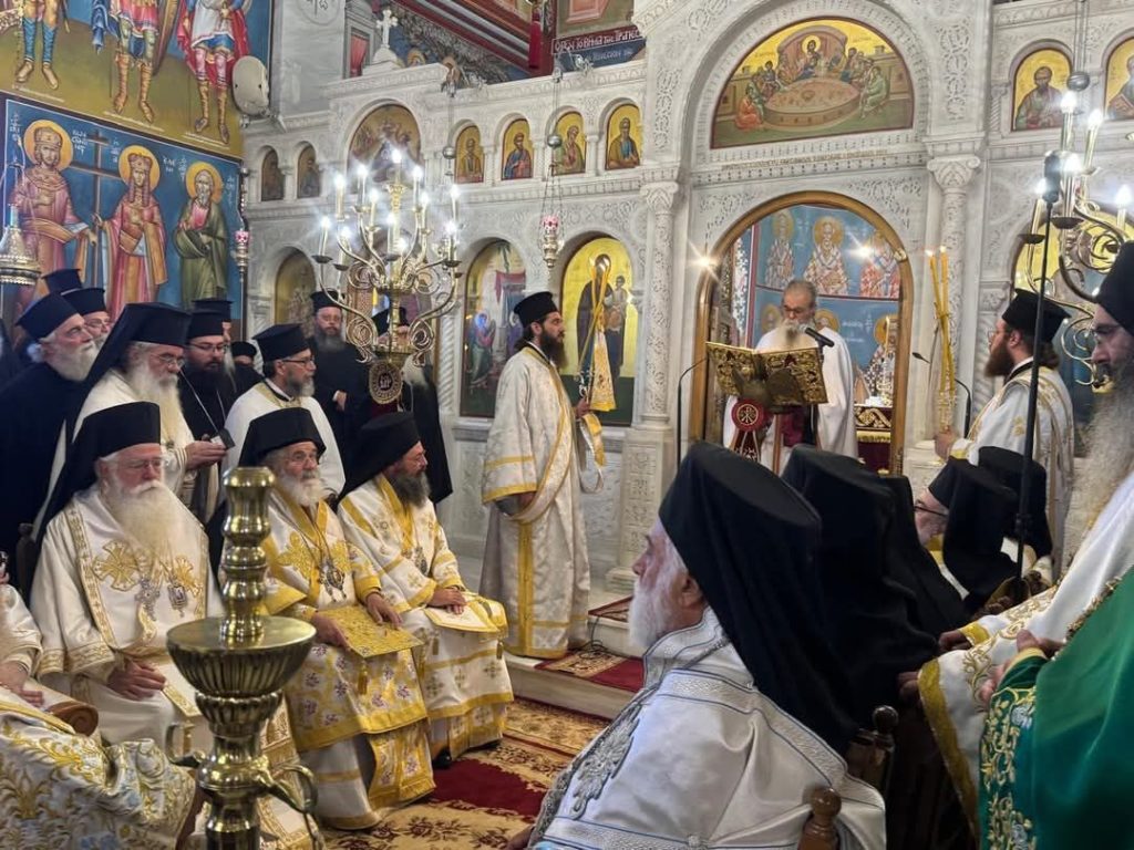 Ο Μητροπολίτης Καρπάθου στη Χειροτονία του Επισκόπου Μηδείας Καλλινίκου