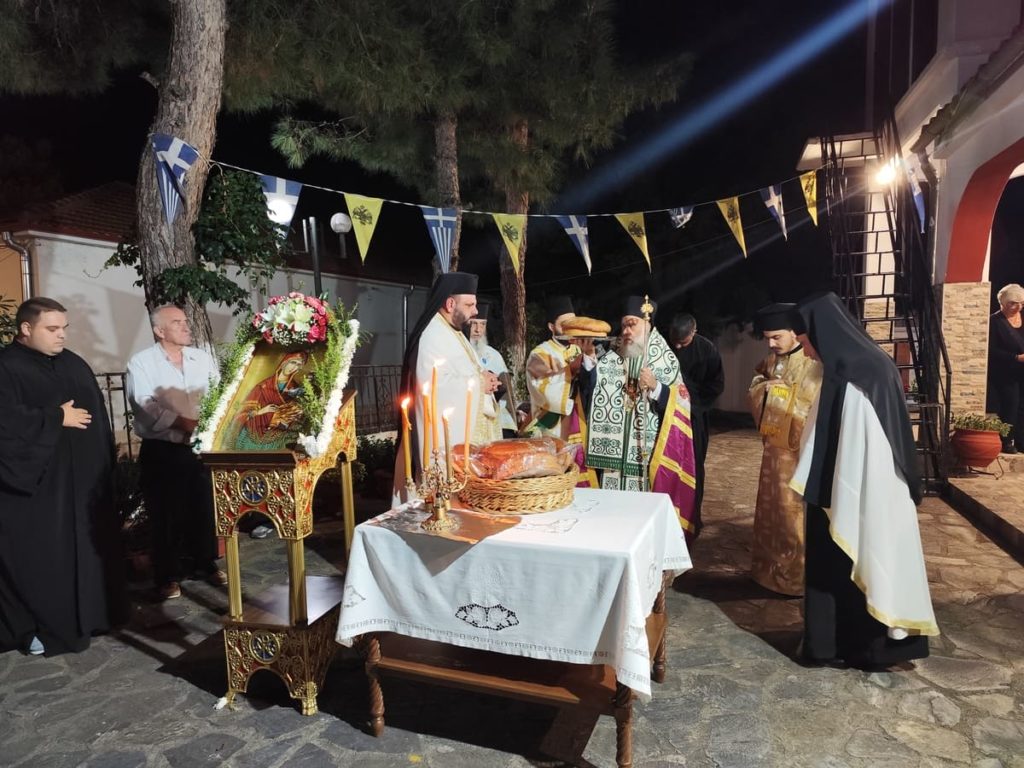 Η Παναγία Μυρτιδιώτισσα τιμήθηκε στο Αχίλλειο Φαρσάλων