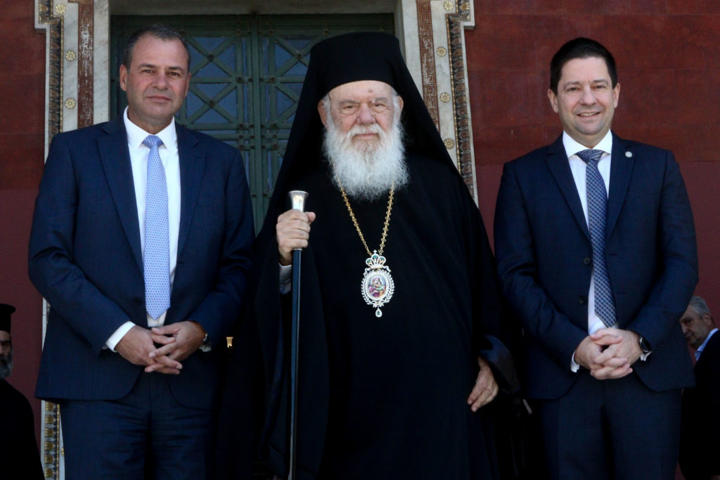 Τα φοιτητικά του χρόνια θυμήθηκε ο Αρχιεπίσκοπος κατά τον Αγιασμό στο Πανεπιστήμιο Αθηνών