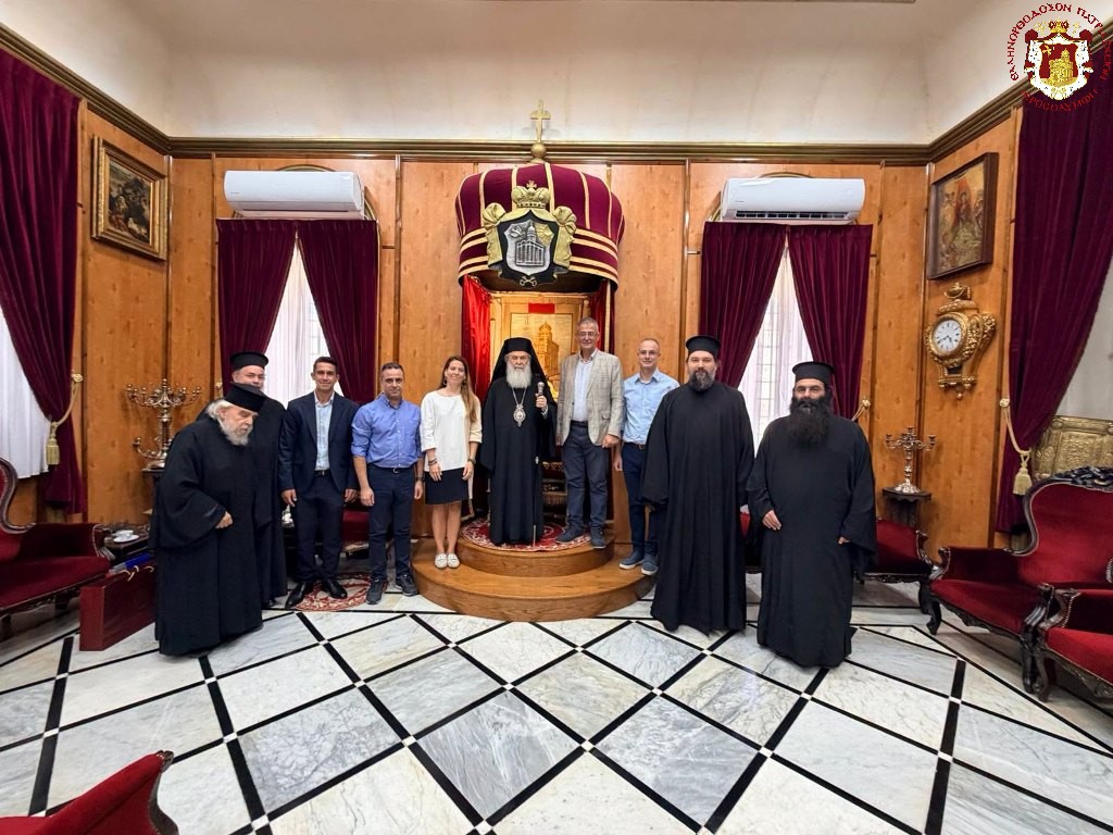 Συνάντηση Πατριάρχη Ιεροσολύμων με τον Υποστράτηγο Ιωάννη Κορρέ