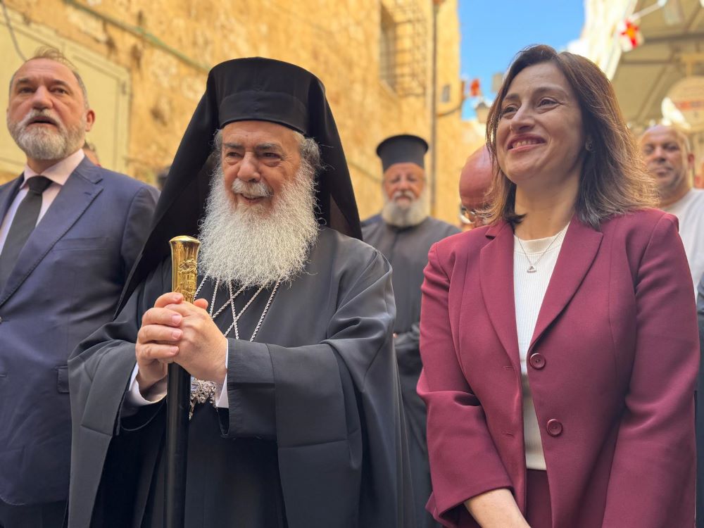Στον Πατριάρχη Ιεροσολυμων η Πρέσβειρα της Ελλάδας στην Ιορδανία