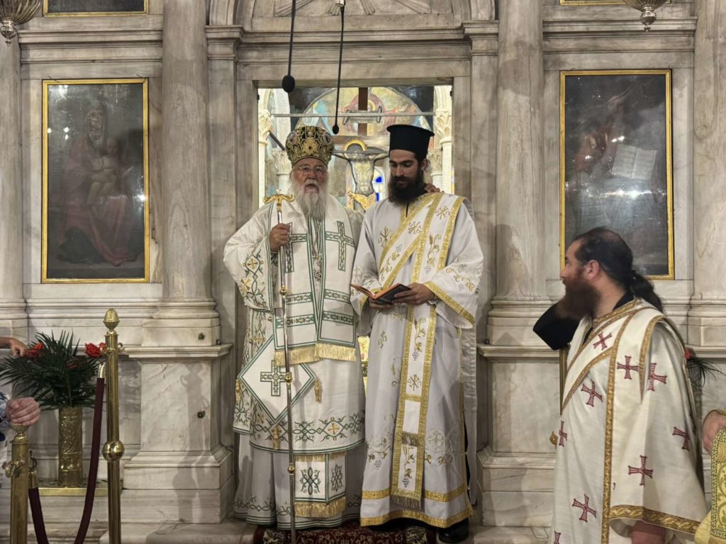 Χειροτονία Διακόνου στην Ι. Μ. Κερκύρας