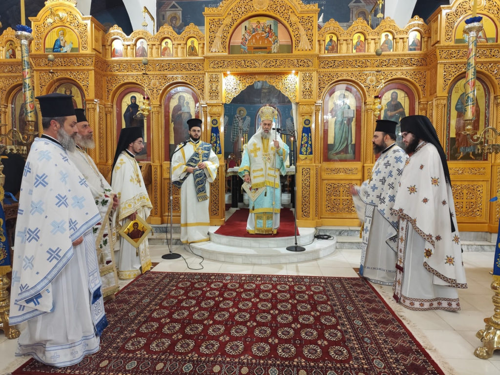 Με κατάνυξη η Αγρυπνία επί τη Συνάξει της Παναγίας Μυρτιδιωτίσσης στην Αγία Παρασκευή Καρδίτσας