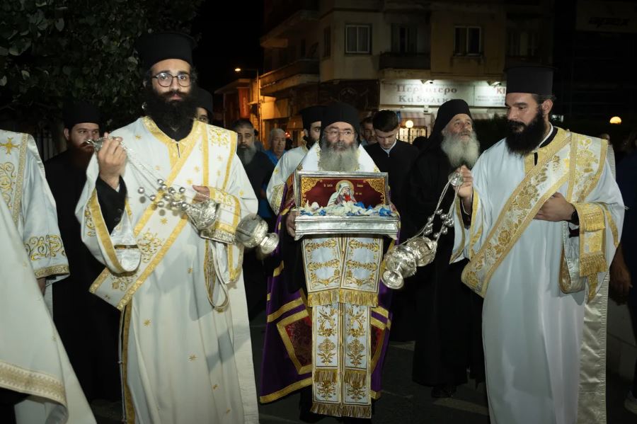 Υποδοχή Τιμίου Λειψάνου της Αγίας Θεοπρομήτορος Άννης στη Μητρόπολη Λεμεσού