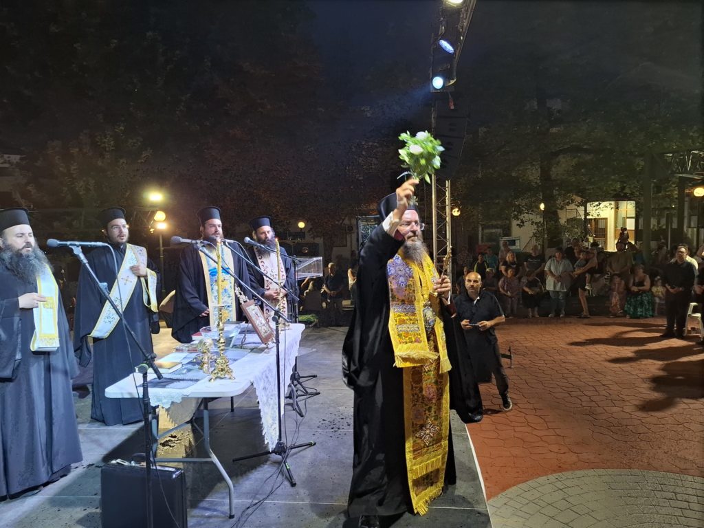 Τον Αγιασμό των εγκαινίων της ετήσιας εμποροπανήγυρης του Δήμου Κιλκίς τέλεσε ο Μητροπολίτης Κιλκισίου