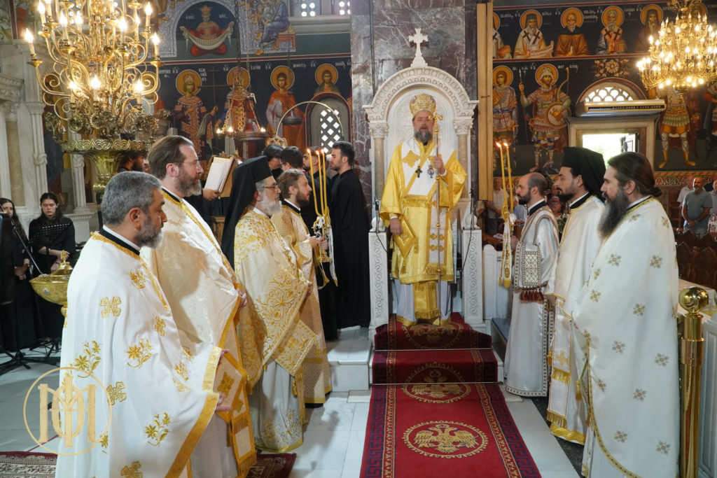 Ο Μητροπολίτης Θεσσαλονίκης στον Ιερό Ναό Αγίου Θεράποντος Κάτω Τούμπας