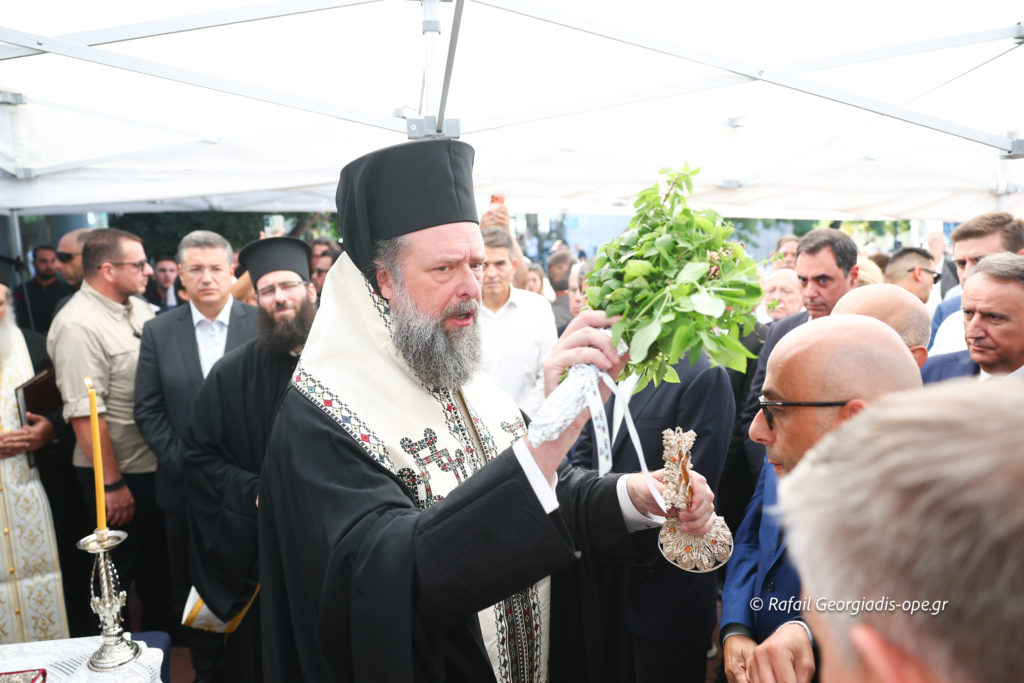 Ο Μητροπολίτης Θεσσαλονίκης Φιλόθεος τέλεσε τον αγιασμό για την 90ή ΔΕΘ