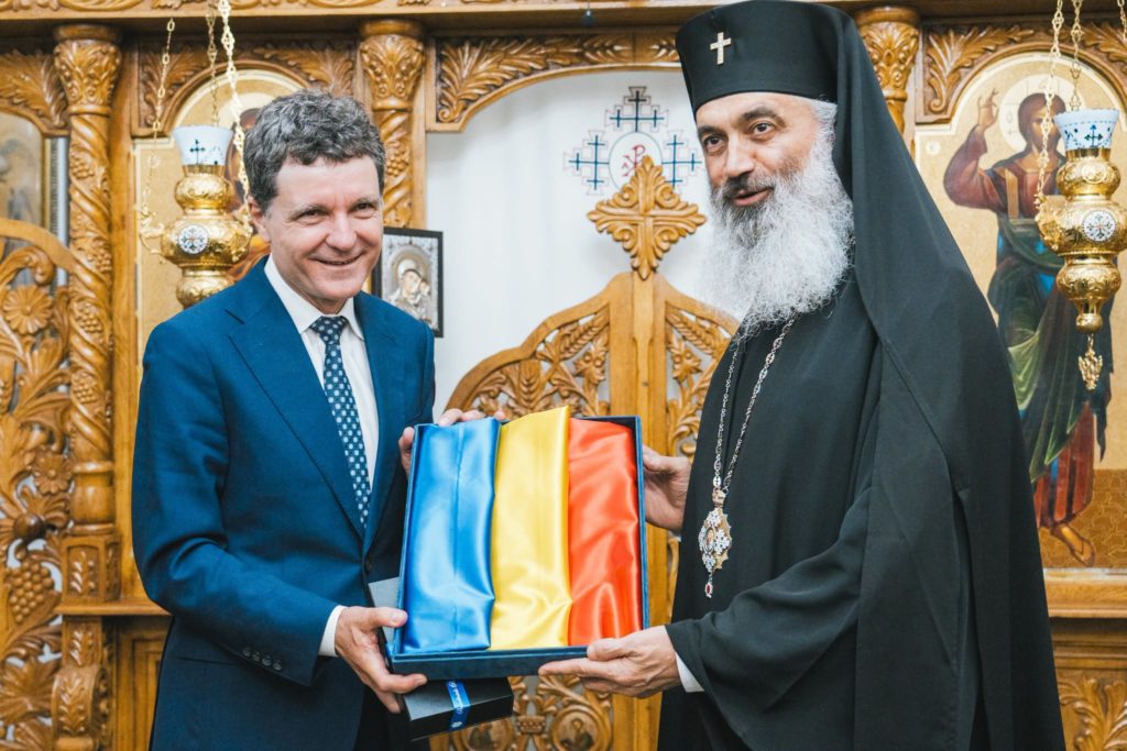 Ο Μητροπολίτης Βεσσαραβίας υποδέχθηκε τον Πρόεδρο της Ρουμανίας