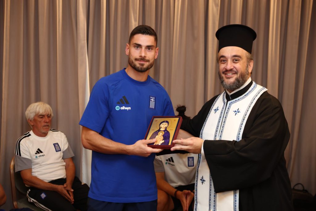 Αγιασμός και μια εικόνα της Παναγίας της Νικοποιού στην Εθνική Ελλάδος