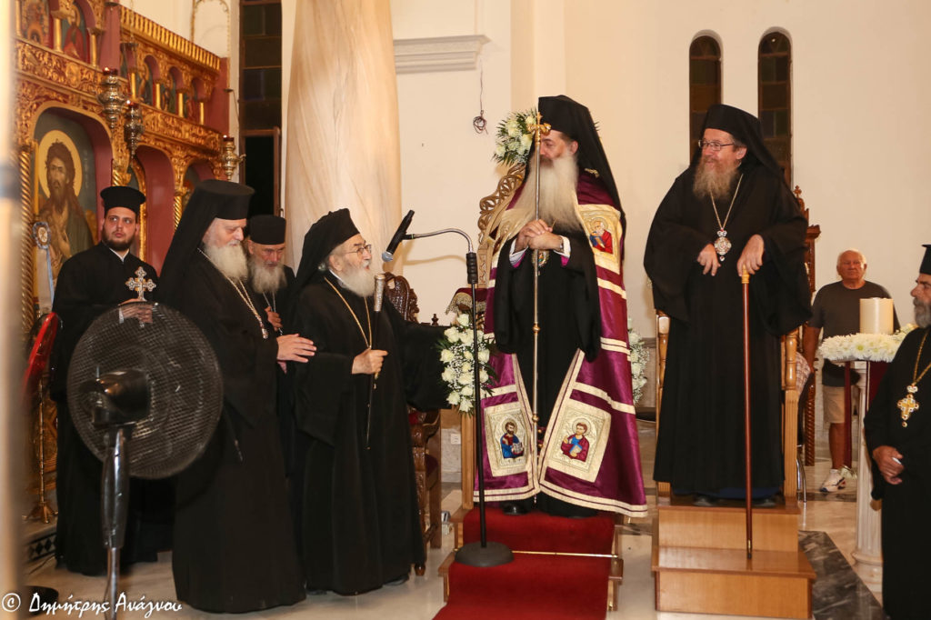 Τρισαρχιερατικός Εσπερινός Προφήτου Μωϋσέως στην Τραγάνα Λοκρίδος
