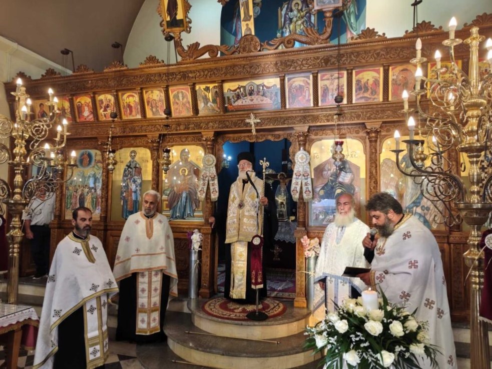 Ο Μητροπολίτης Αρκαλοχωρίου στην Εξόδιο ακολουθία του μακαριστού Μιχαήλ Επιτροπάκη
