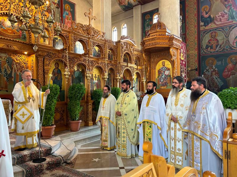 Ο εορτασμός της ανακομιδής του λειψάνου του Αγίου Νεκταρίου στη Χαλκίδα