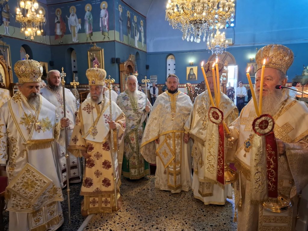 Πολυαρχιερατικό Συλλείτουργο για την Εορτή του Αγίου Κυριακού του Αναχωρητού στον Κάραβο Αλιβερίου