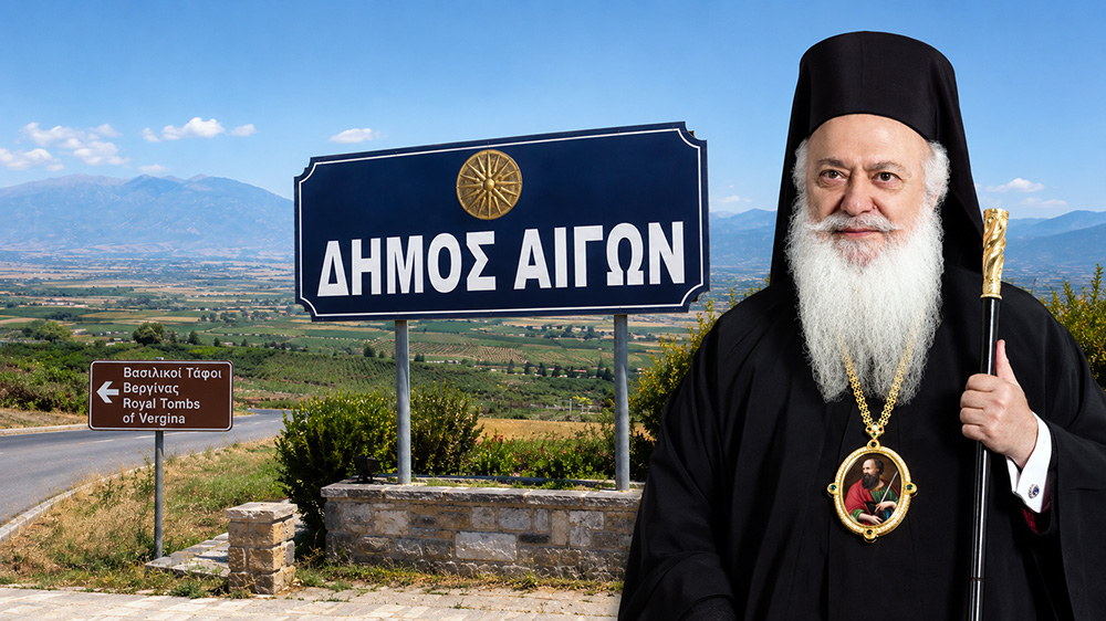 Ο Βεροίας Παντελεήμων δεν υπήρξε πρωτεργάτης της πρωτοβουλίας για τον Δήμο Αιγών