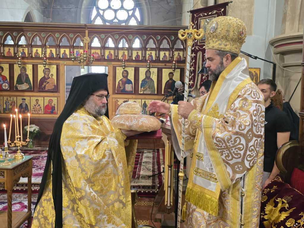 Ο Επίσκοπος Μελιτηνής Μάξιμος στην πανήγυρη του Οσίου Νεοφύτου του Εγκλείστου στο Northampton
