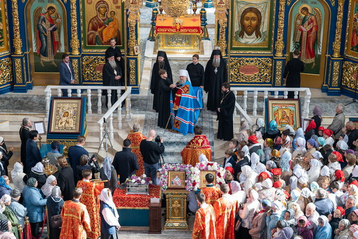 Завершилось пребывание мощей святителя Спиридона Тримифунтского в столице Казахстана
