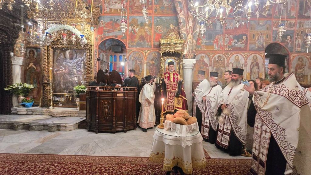 Metropolitan Bartholomew of Smyrna presided at the Feast of the Holy Monastery of Archangel Michael of Panormitis in Symi