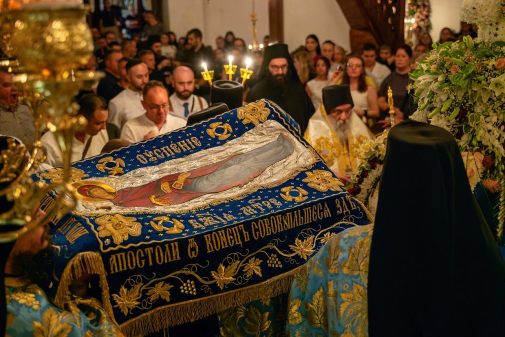 Μεγαλοπρεπής Αγρυπνία της Κοιμήσεως της Θεοτόκου στην Ιερά Μονή Παναγίας Πρέτσιστα