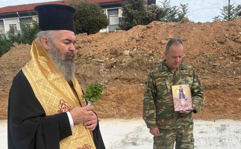 Θεμελιώθηκε ο Ιερός Ναός του Αγίου Αγαθαγγέλου στη Φλώρινα