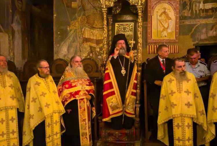 Ο Μητροπολίτης Ρεθύμνης Πρόδρομος στο Πρωτάτο του Αγίου Όρους