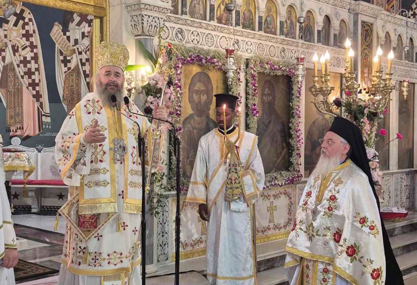 Ο Φλωρίνης Ειρηναίος στο Ναό της Αγίας Σοφίας Νέου Ψυχικού