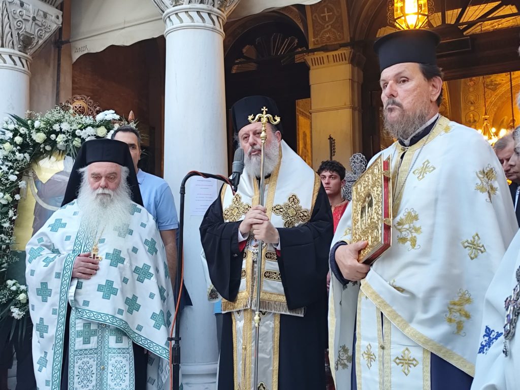 Ηθικός αίνος, για την εορτή της χαριτόβρυτης Τιμίας Ζώνης της Παναγίας, στον ομώνυμο ναό της Κυψέλης