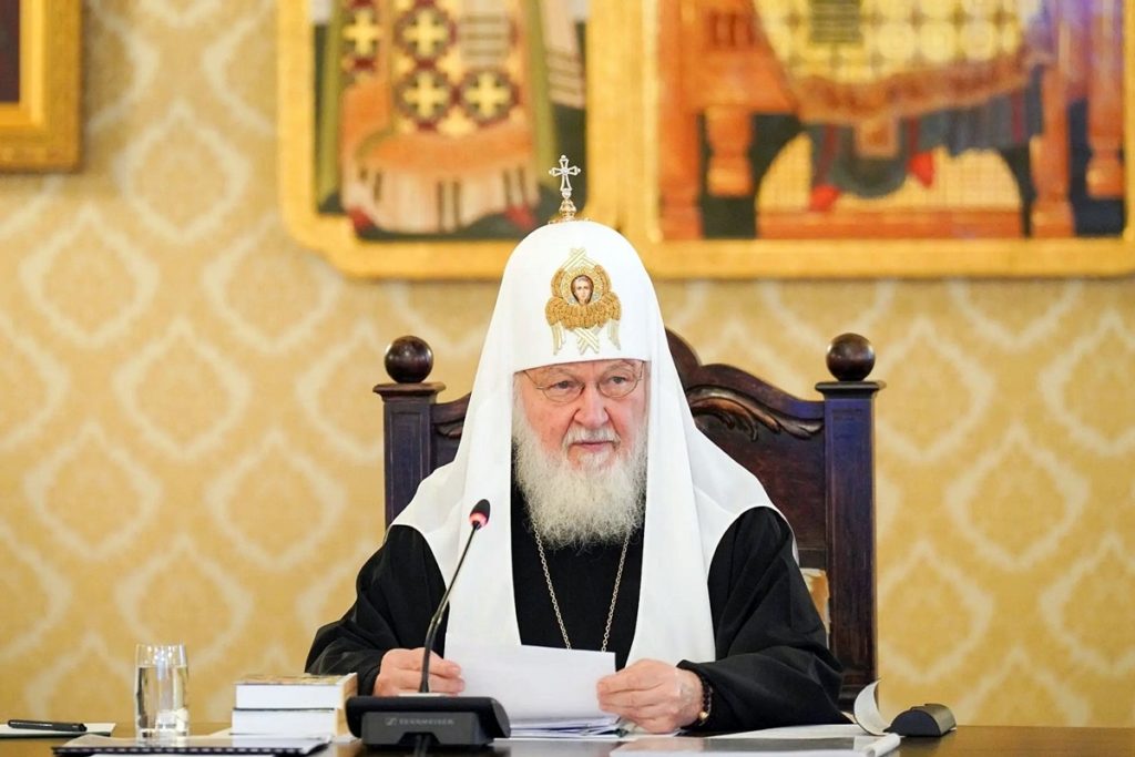 Святейший Патриарх Кирилл возглавил работу очередного заседания Высшего Церковного Совета