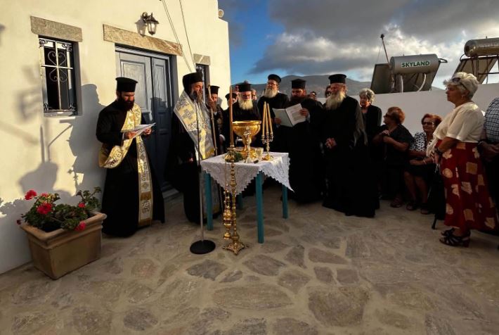 Θυρανοίξια Παρεκκλησίου στα Θολάρια Αμοργού