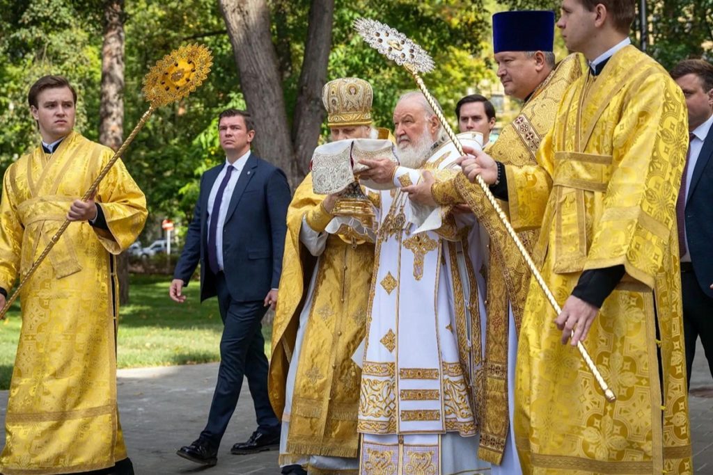 Святейший Патриарх Кирилл освятил храм на территории Федерального научного центра гигиены имени Ф.Ф. Эрисмана