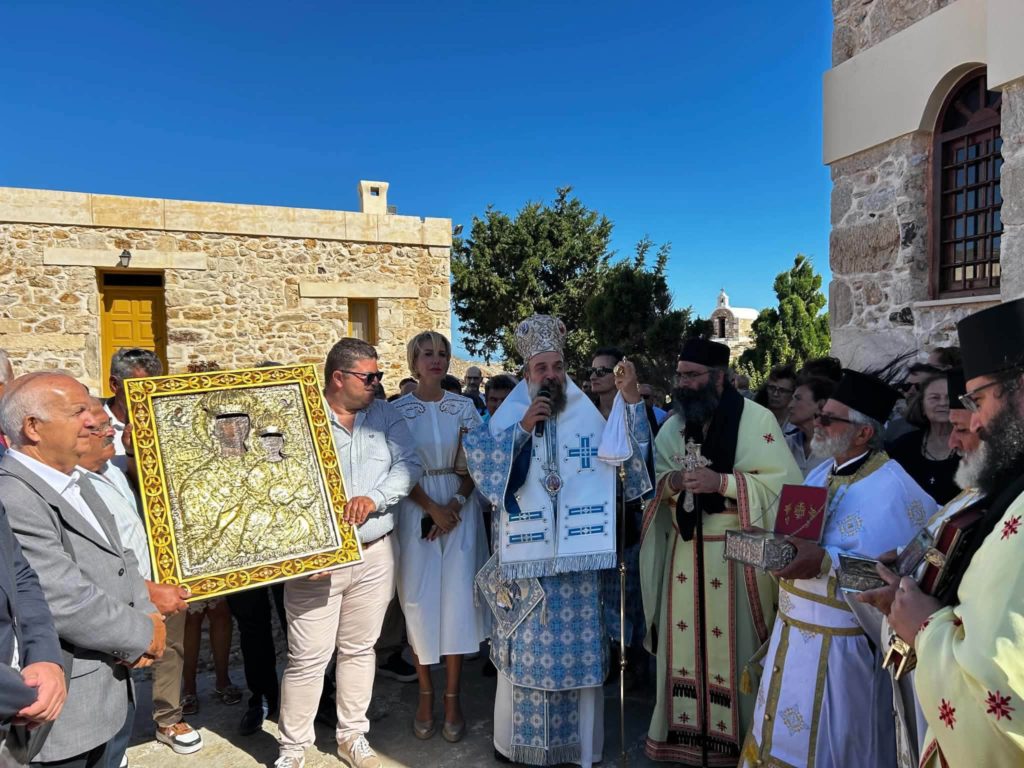 Η Ανάφη τίμησε την Παναγία την Καλαμιώτισσα