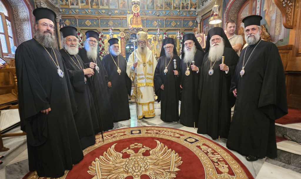 Ο Μητροπολίτης Δημητριάδος στην Κάρπαθο για τη χειροτονία του Επισκόπου Μηδείας