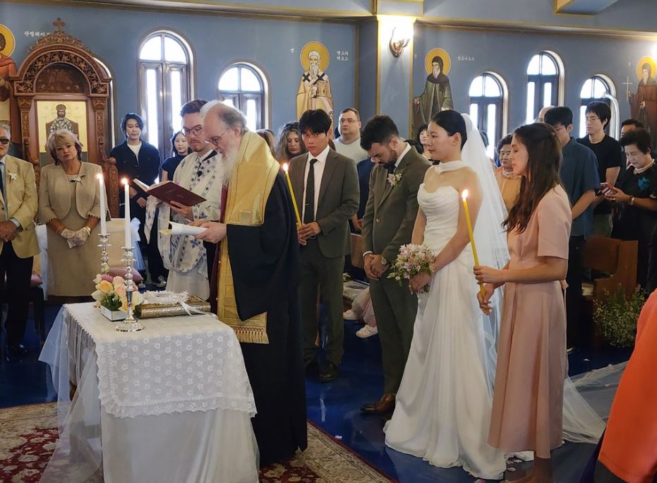 Άλλος ένας Ορθόδοξος γάμος στην Κορέα