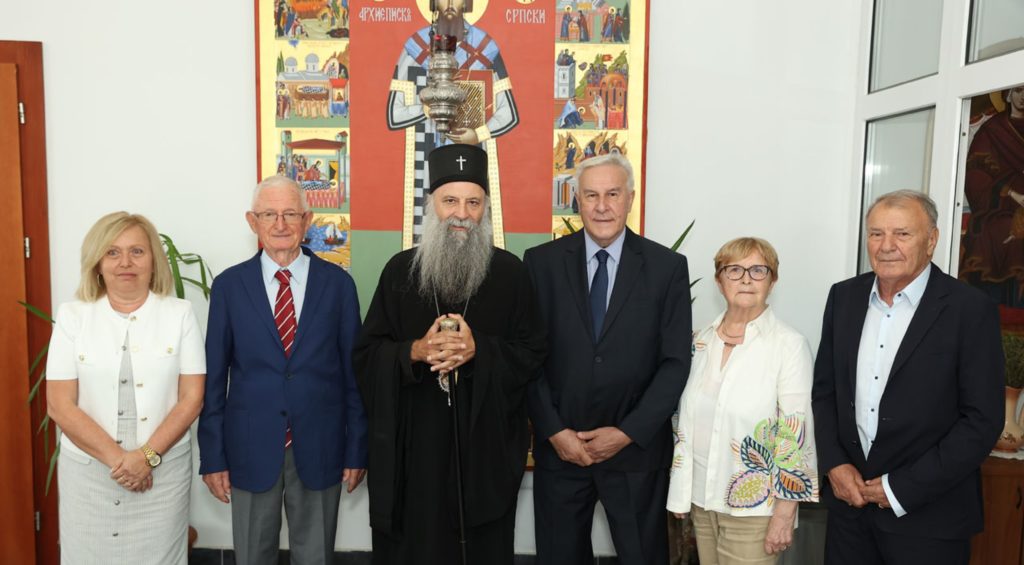 Патријарх Порфирије разговарао са представницима Удружења „Фонд дијаспора за матицу“ о јачању веза Отаџбине и расејања