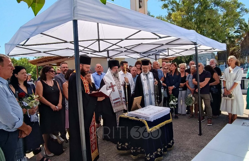 Ο Κυδωνίας Τίτος τέλεσε Τρισάγιο στη μνήμη του Μίκη Θεοδωράκη στον Γαλατά Χανίων