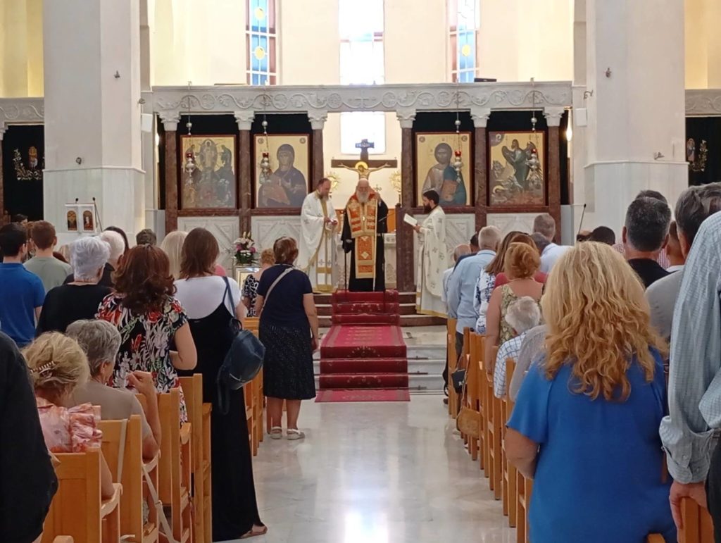 Archbishop Ieronymos of Athens offers Trisagion for the two Pilots who lost their lives in Tanagra
