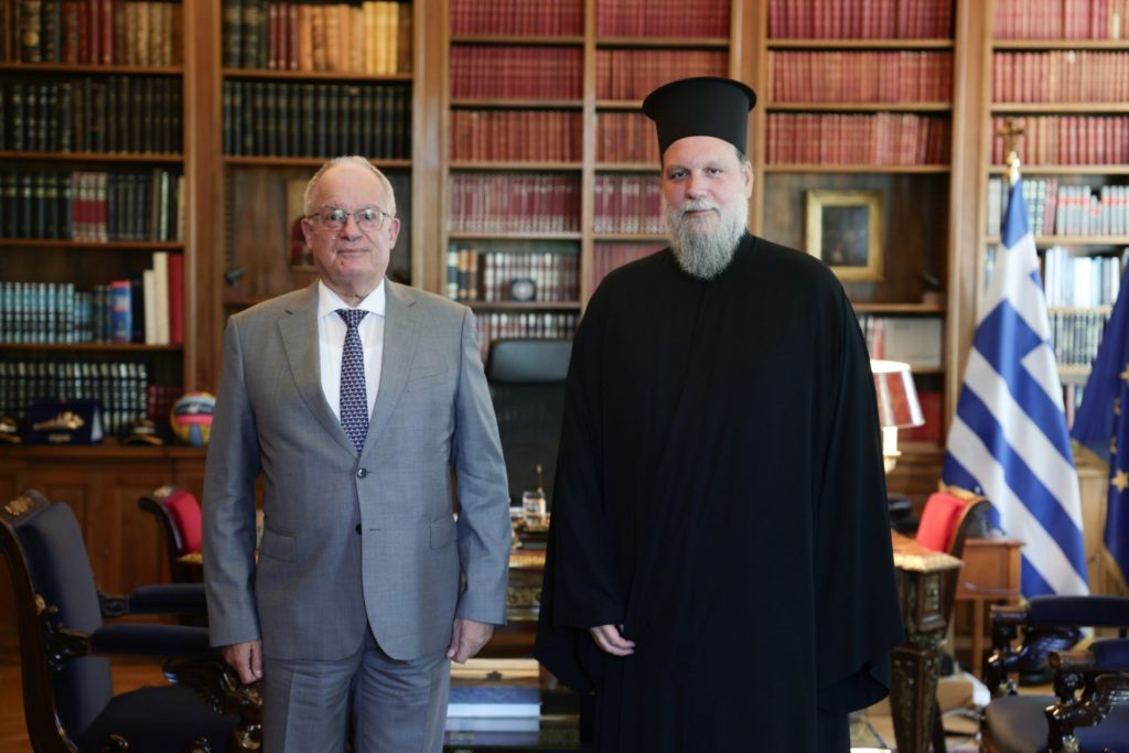 Ο Μητροπολίτης Νέας Ιωνίας Γαβριήλ στον Πρόεδρο της Δημοκρατίας