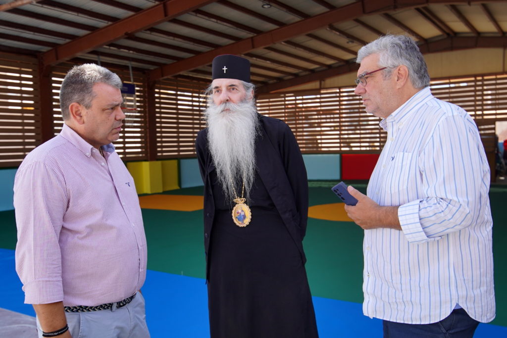 Πειραιώς Σεραφείμ: Στα Εκπαιδευτήρια της Μητροπόλεως για την αποπεράτωση των έργων της εκ βάθρων ανακαίνισης