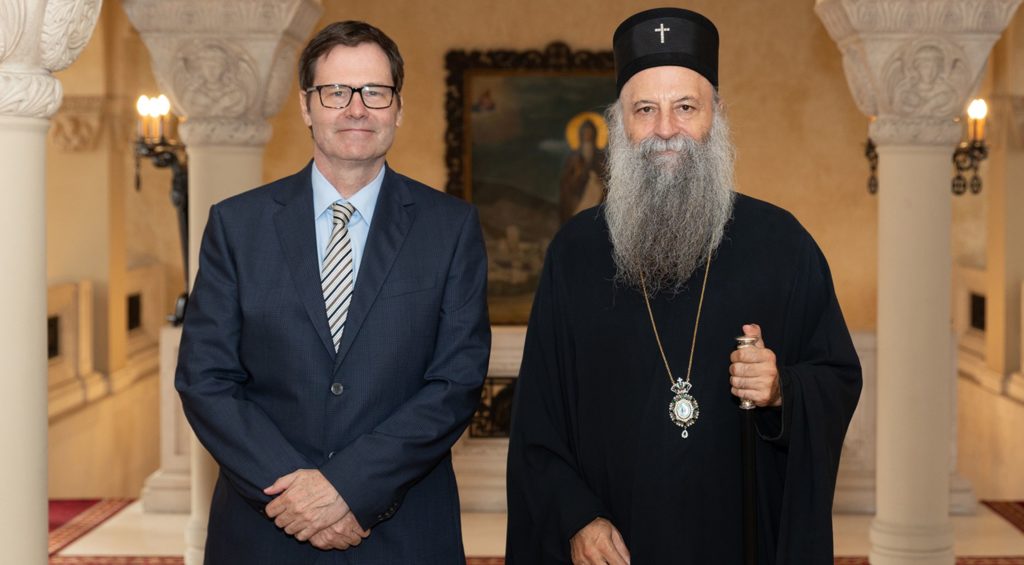 Βελιγράδι: O Πρέσβης της Αυστραλίας στον Πατριάρχη Σερβίας Πορφύριο