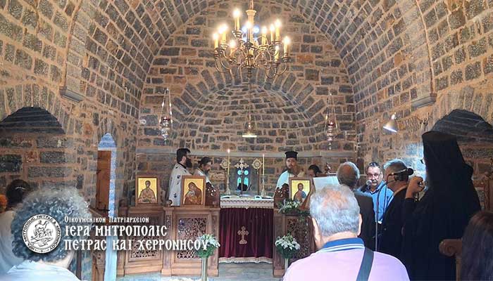 Εορτή του Αγίου Μεγαλομάρτυρος Νικήτα στη Μητρόπολη Πέτρας και Χερρονήσου