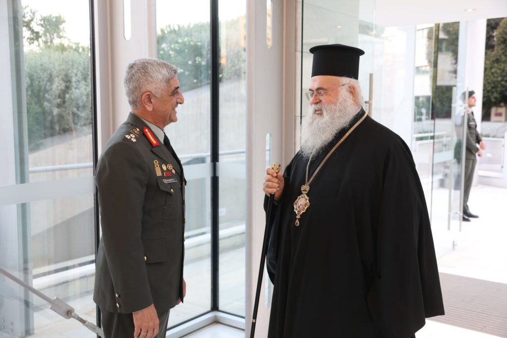 Ο Αρχιεπίσκοπος Κύπρου στην επίσημη τελετή εορτασμού Ημέρας Ενόπλων Δυνάμεων