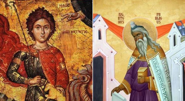 Dëshmor Mamasi (Mamai/Mamanti). Oshënar Joan Kreshmuesi. Eleazari dhe Finesi, të Drejtë