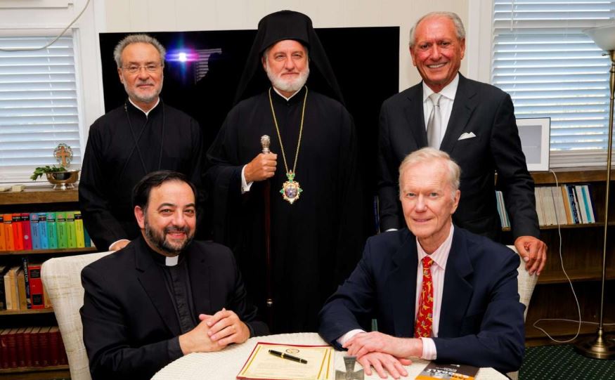 Archbishop Elpidophoros blesses new HEI offices