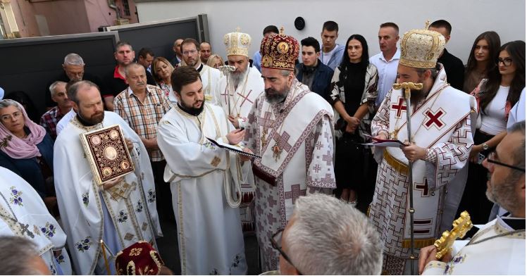 Архијереји Никодим, Методије и Јустин освештали храм Светог архангела Михаила у Милузу