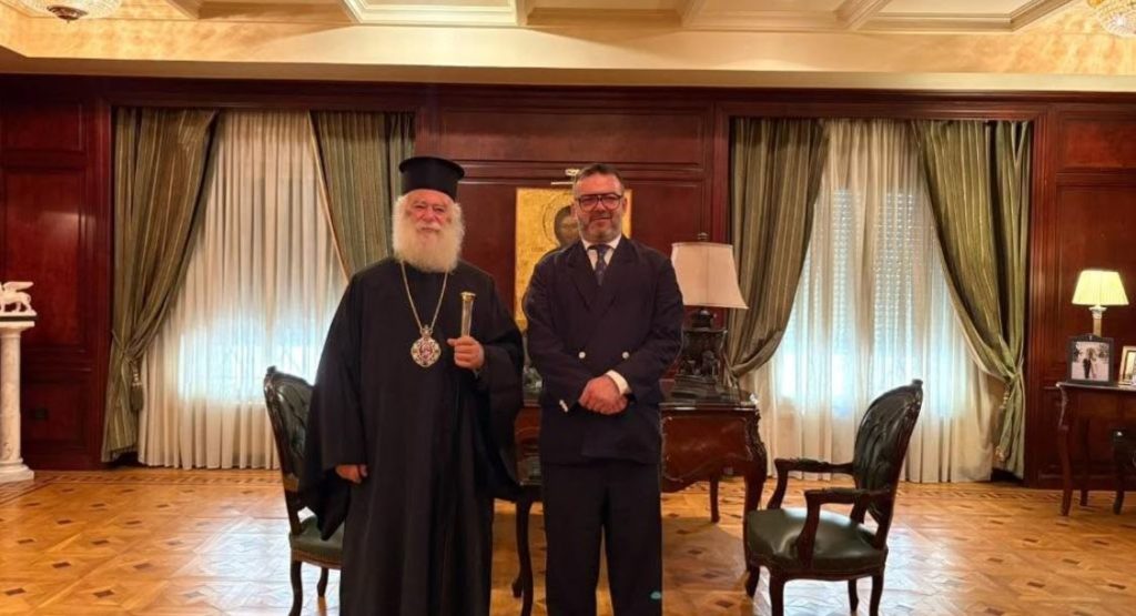 زيارة رسمية من لقنصل العام الجديد لليونان إلى بطريركية الإسكندرية