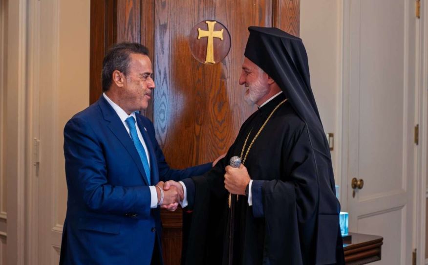 Greek Minister Stavros Papastavrou calls the Church ‘an anchor for Hellenism’ in meeting with Archbishop Elpidophoros