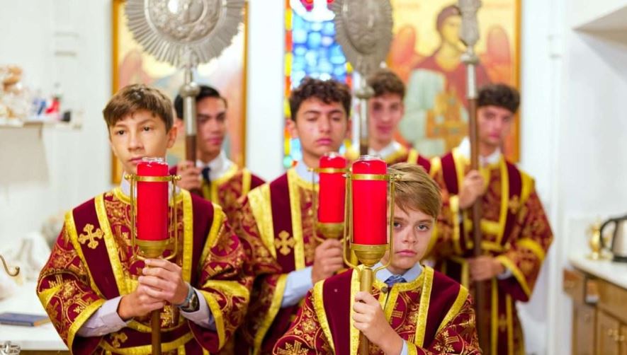 Archbishop Elpidophoros visits Metropolitan Cathedral of St. John the Theologian in Tenafly, New Jersey