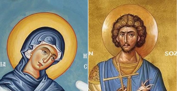 Apostujt Evodi e Onisifori nga të 70-t. Dëshmor Sozoni (Sozonti). Oshënare Kasiania, himnografe