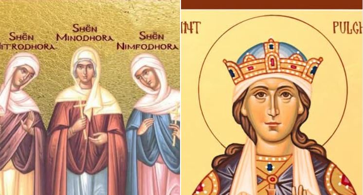 Apostujt Apeli, Klementi/Klimi, Lluka nga 70-t. Dëshmoret Minodhora, Mitrodhora, Nimfodhora. Mbretëresha Pulkeria