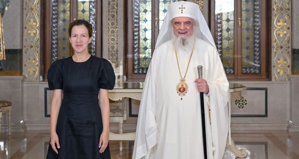 Patriarhul Daniel a primit vizita delegației Comisiei Europene condusă de doamna Roxana Mînzatu, vicepreședintă executivă