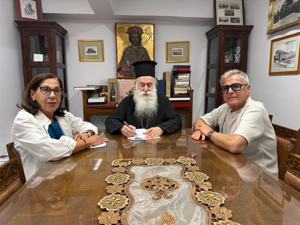 Υπογραφή Προγραμματικής Σύμβασης για τη συντήρηση των τοιχογραφιών στο Ναό Κοιμήσεως Θεοτόκου Στεφανίου Κορίνθου